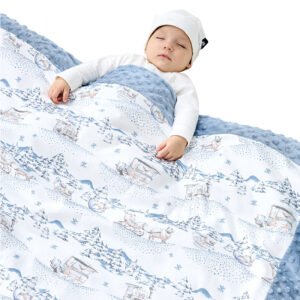 Ultra-Soft Baby Minky Blanket | Plush, Cozy & Gentle for Nursery